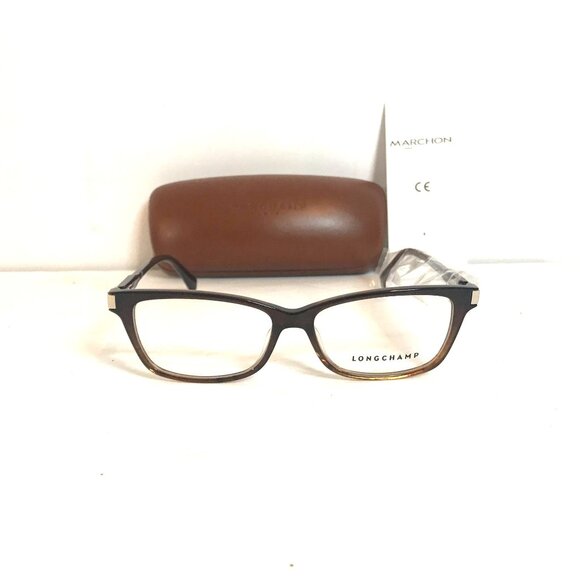 Longchamp Womens Eyeglasses LO2632 Brown Frame Only 53-14-140 With Case - Picture 1 of 8